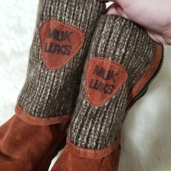 MUK LUKS Demi Boots Wear Two Ways Wool Boots - Picture 2 of 8